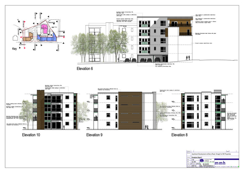 Apartment Development, Omagh Hamill Chartered Architects